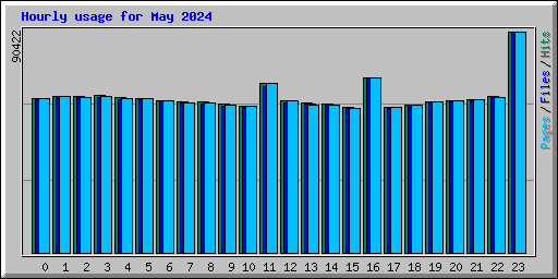 Hourly usage for May 2024